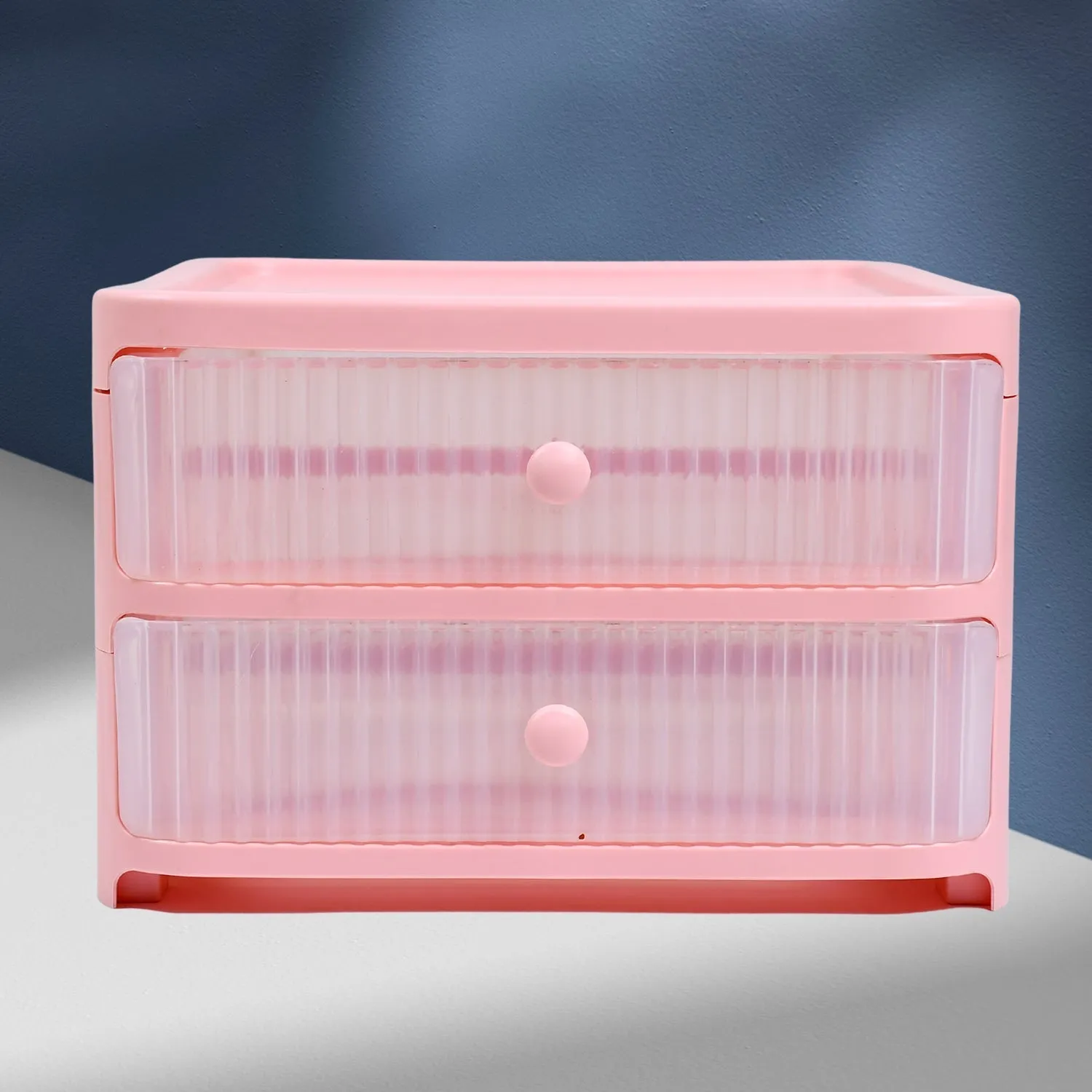 0765 Desk Organizer Drawers 2 Tier Pen & Pencil Stand Stationery Storage Home and Office Stationery Box