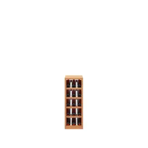 3 Column - 15 Bottle Stacked Display Base Wine Rack