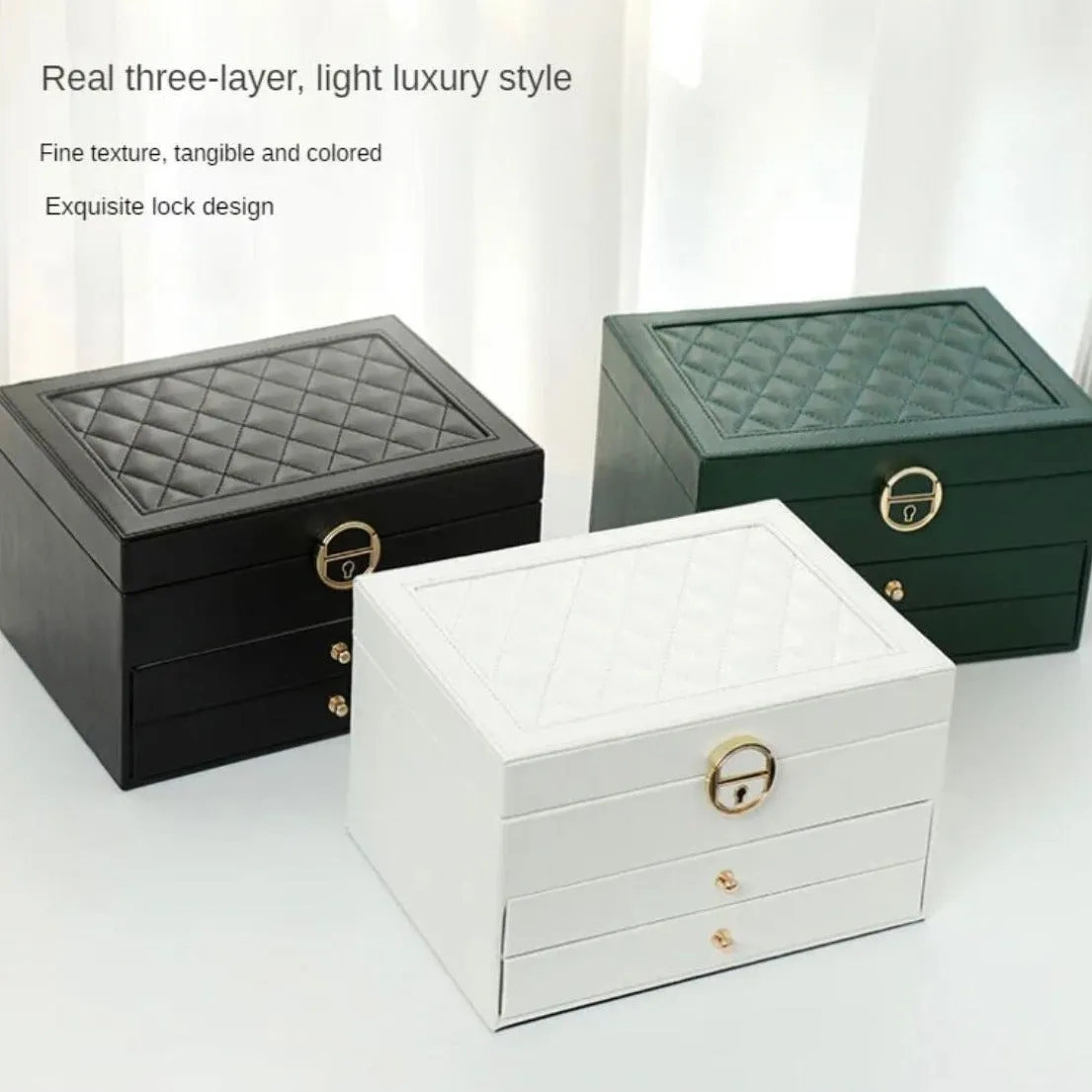 3 Level Luxury Jewelry Box