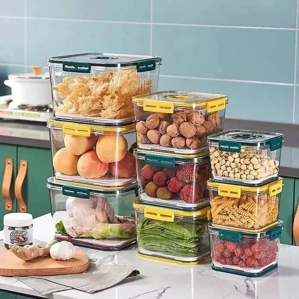 3pcs Set Stackable Food Storage Organizer