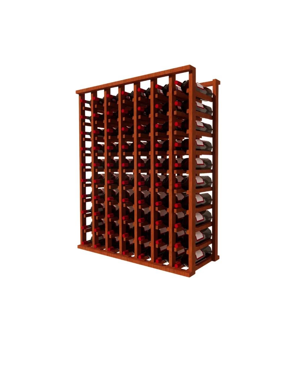 7 Column - 70 Bottle 38.25in Upper Rack