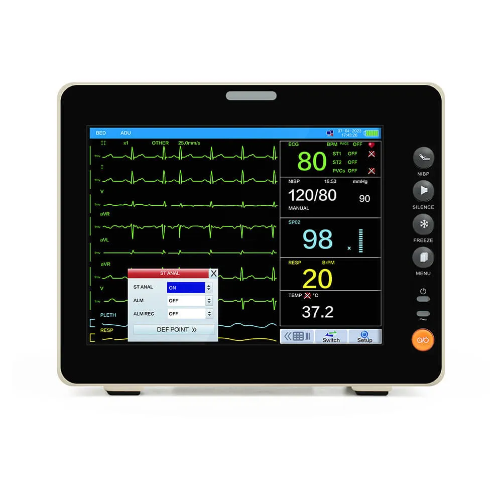 8-Inch Touchscreen Patient Monitor