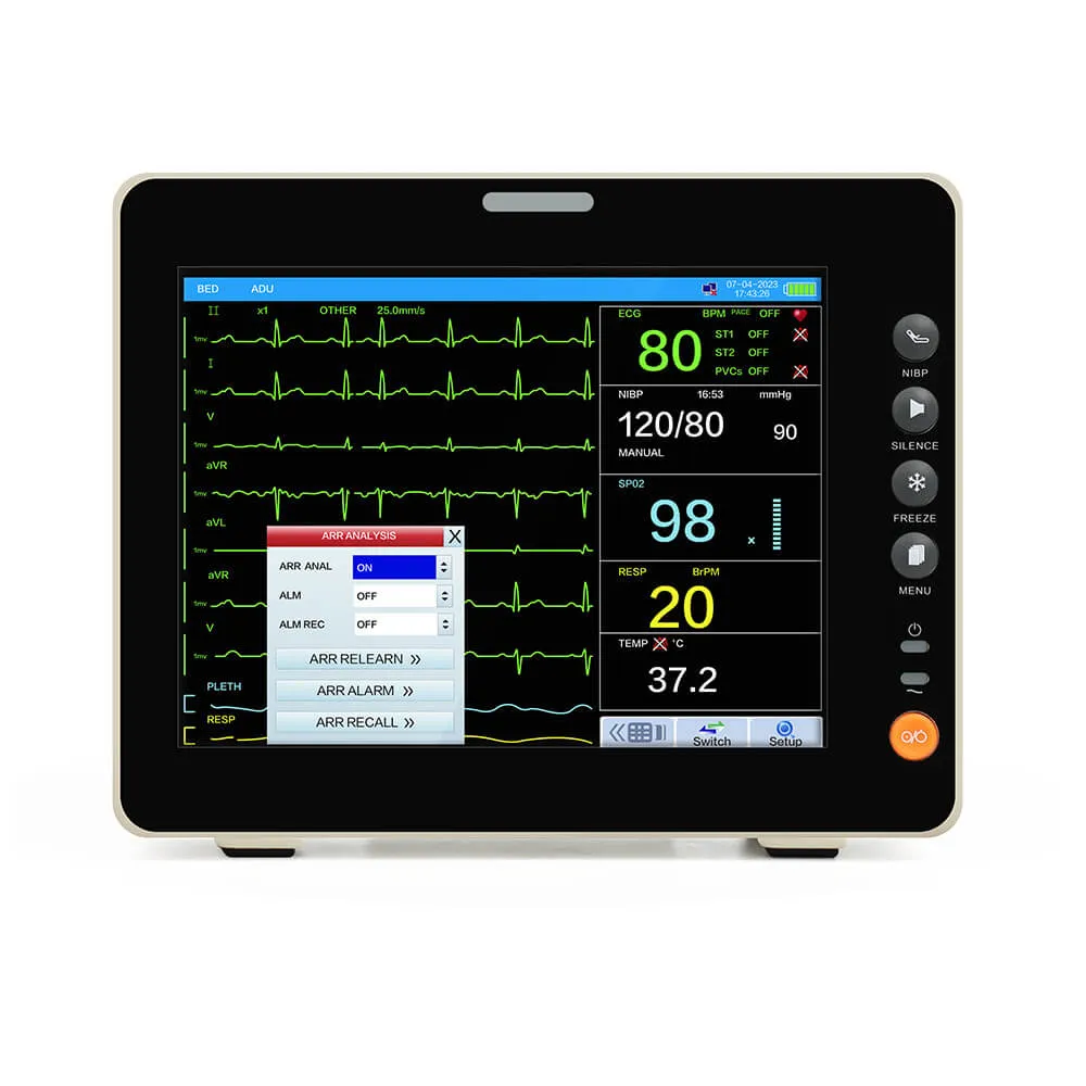 8-Inch Touchscreen Patient Monitor