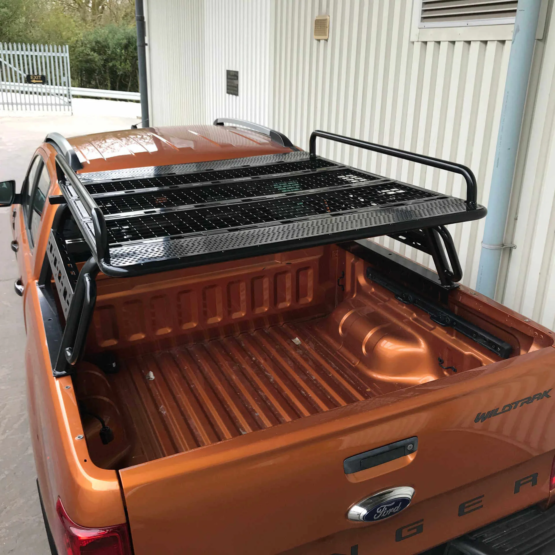 Adjustable Load Bed Cargo Frame with Side Rail Rack for Ford Ranger 1998-2005