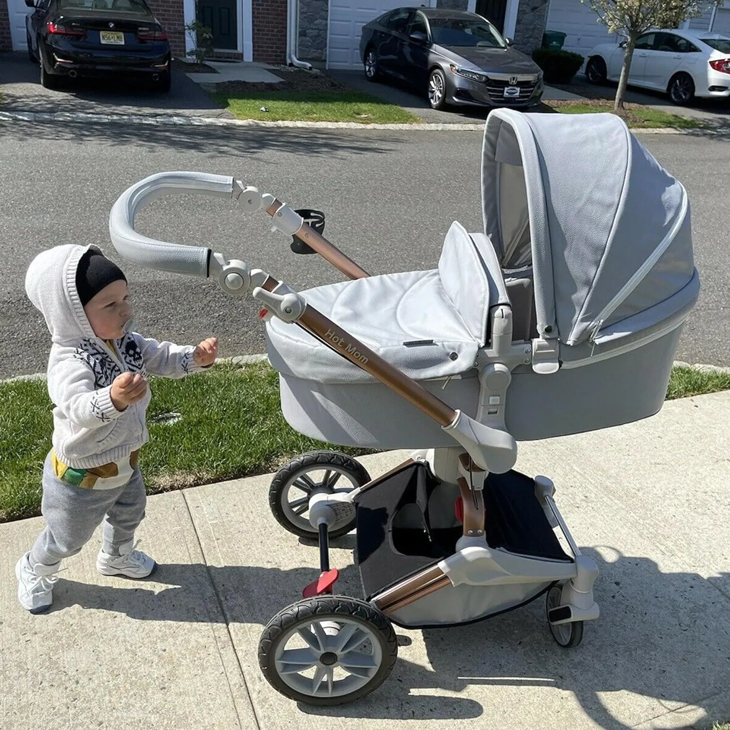 Baby Stroller 360 Degree Rotation Function