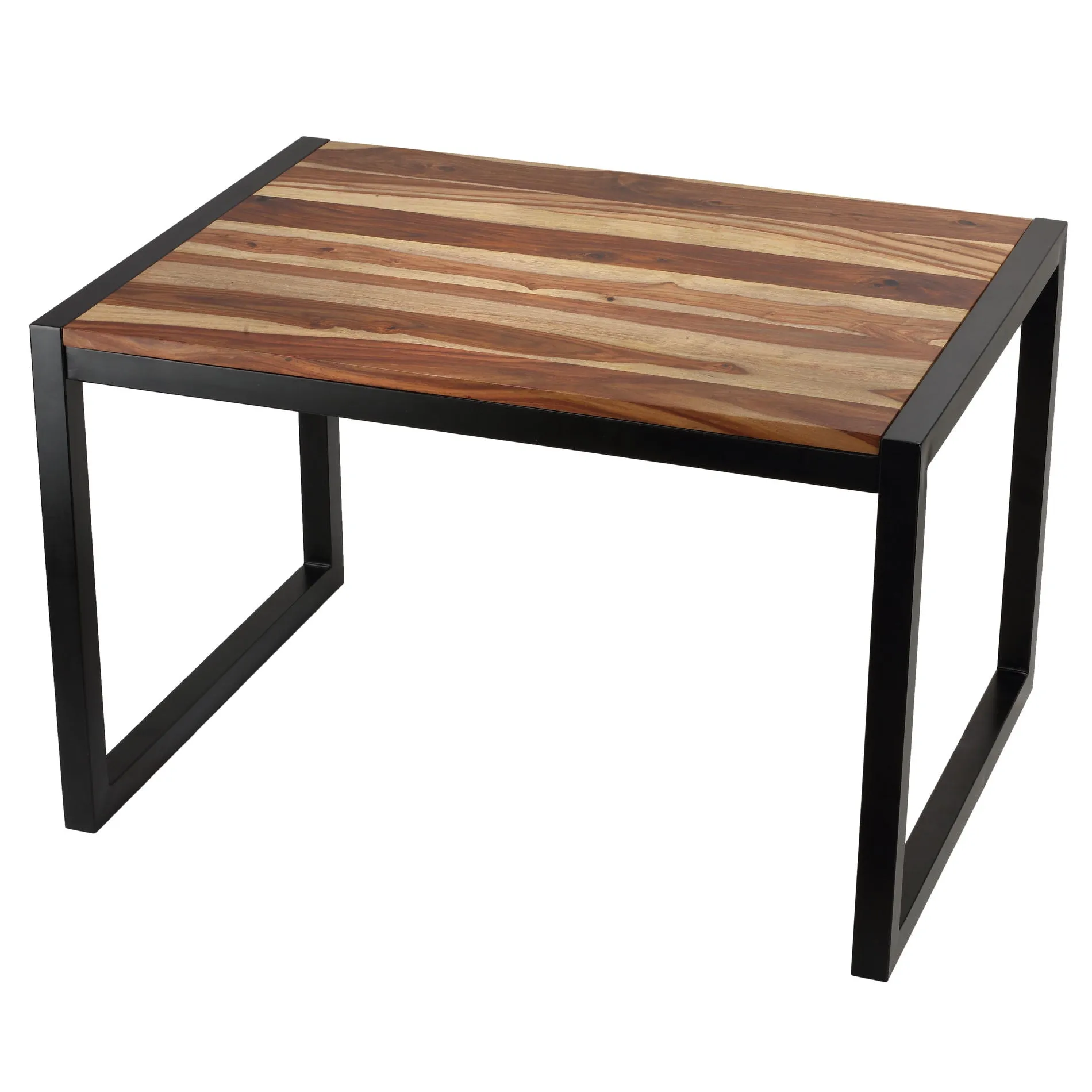 Bare Decor Delia Wood Desk Table with Metal Frame