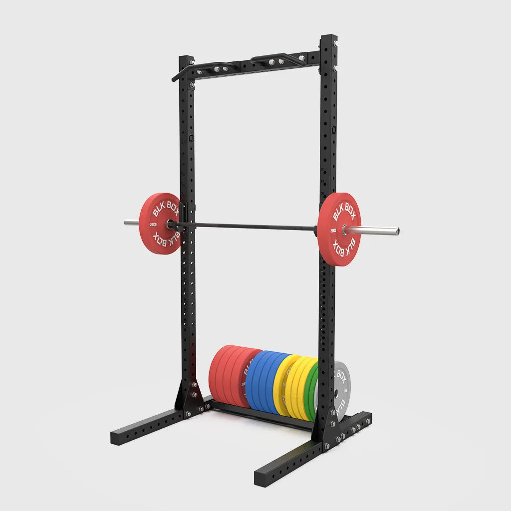 BLK BOX Samson Squat Stand - 2.5m Pro with Bumper Plate Storage