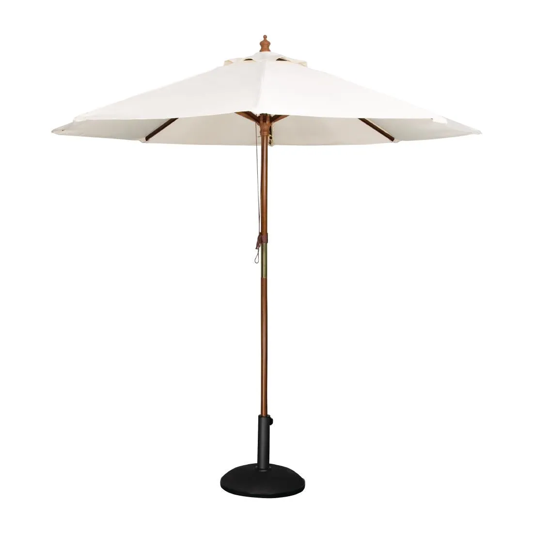 Bolero Round Parasol 2.5m Diameter Cream