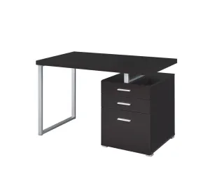 Brennan Desk - Brennan 3-drawer Office Desk Cappuccino