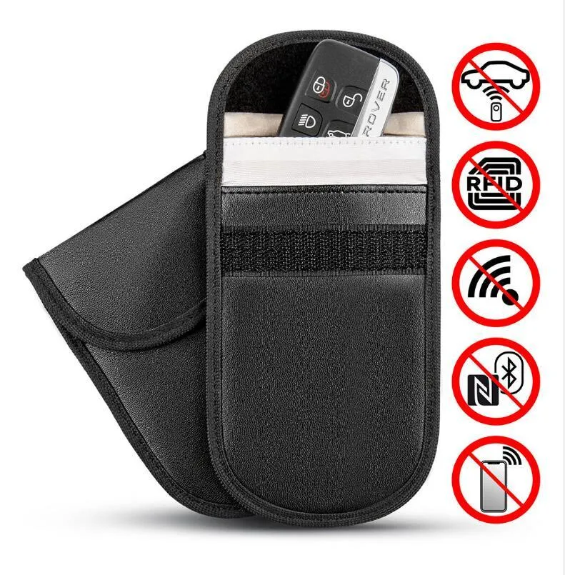 Car Key Signal Blocker Case/ Faraday Cage Fob Key Bag / RFID Locking Bag