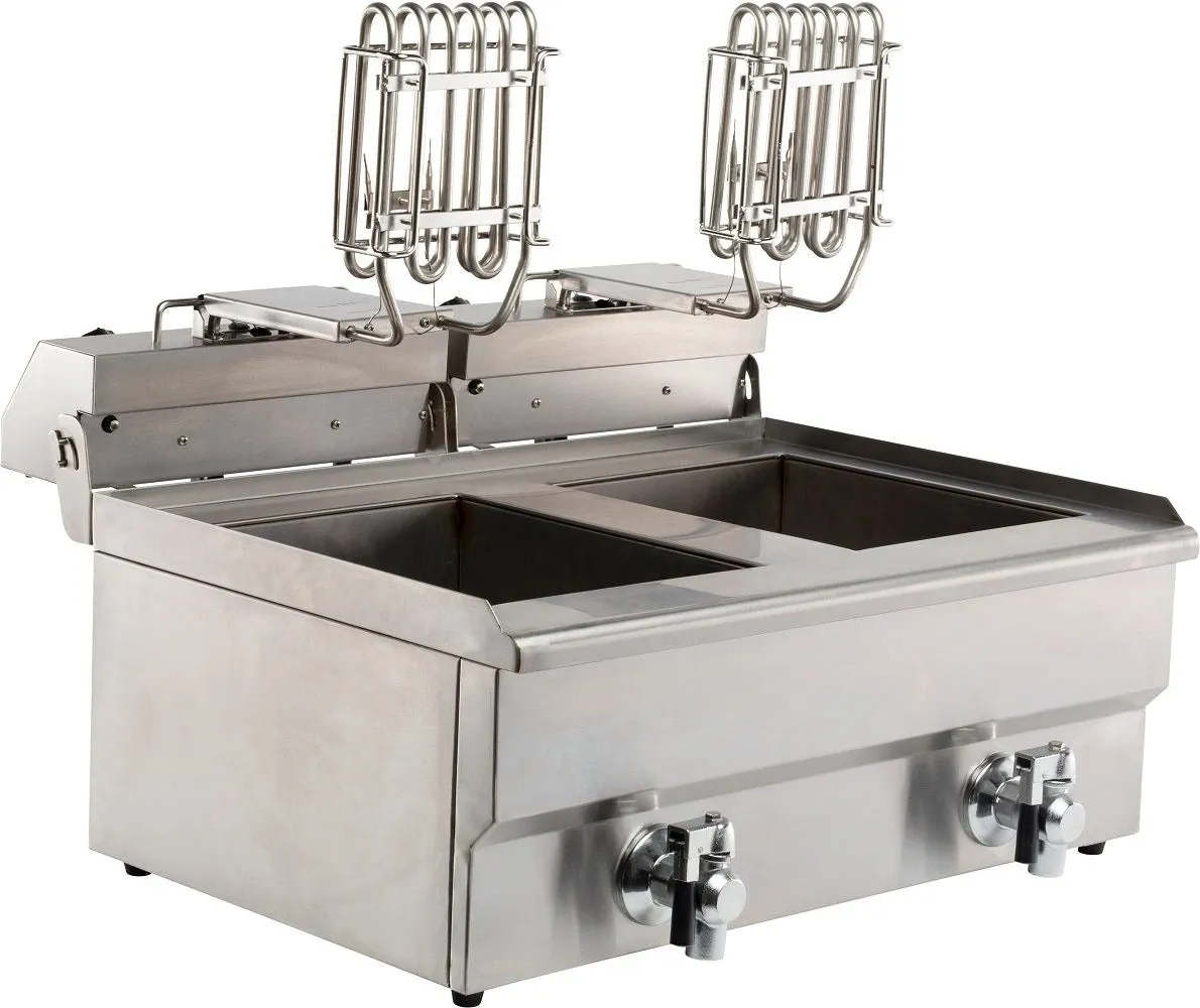 Combisteel Electric Counter Top Fryer Twin Tank 2 x 8 Litre - 7455.1005