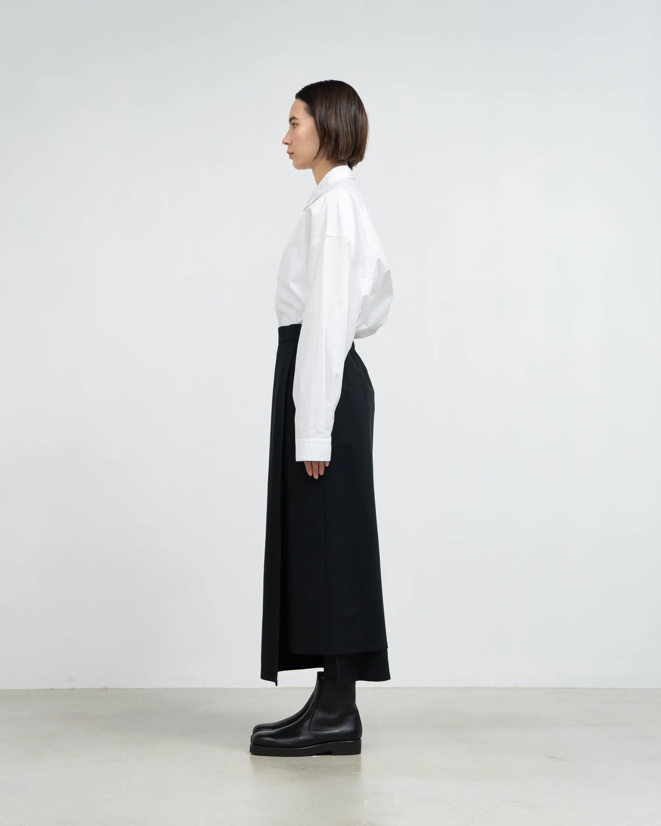 Compact Ponte Wrap Skirt