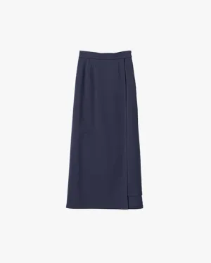 Compact Ponte Wrap Skirt