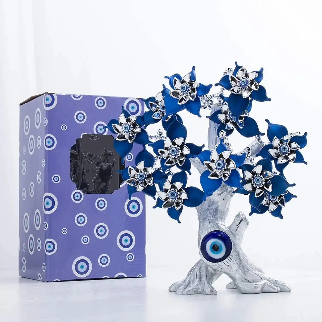 EEA Turkish Blue Evil Eye Tree Amulet for Home/Car/Garden