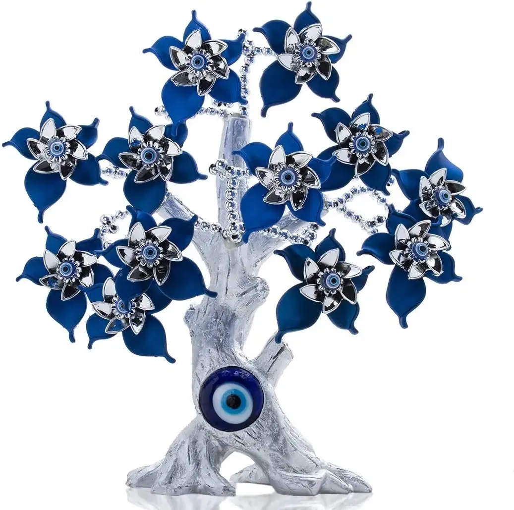 EEA Turkish Blue Evil Eye Tree Amulet for Home/Car/Garden