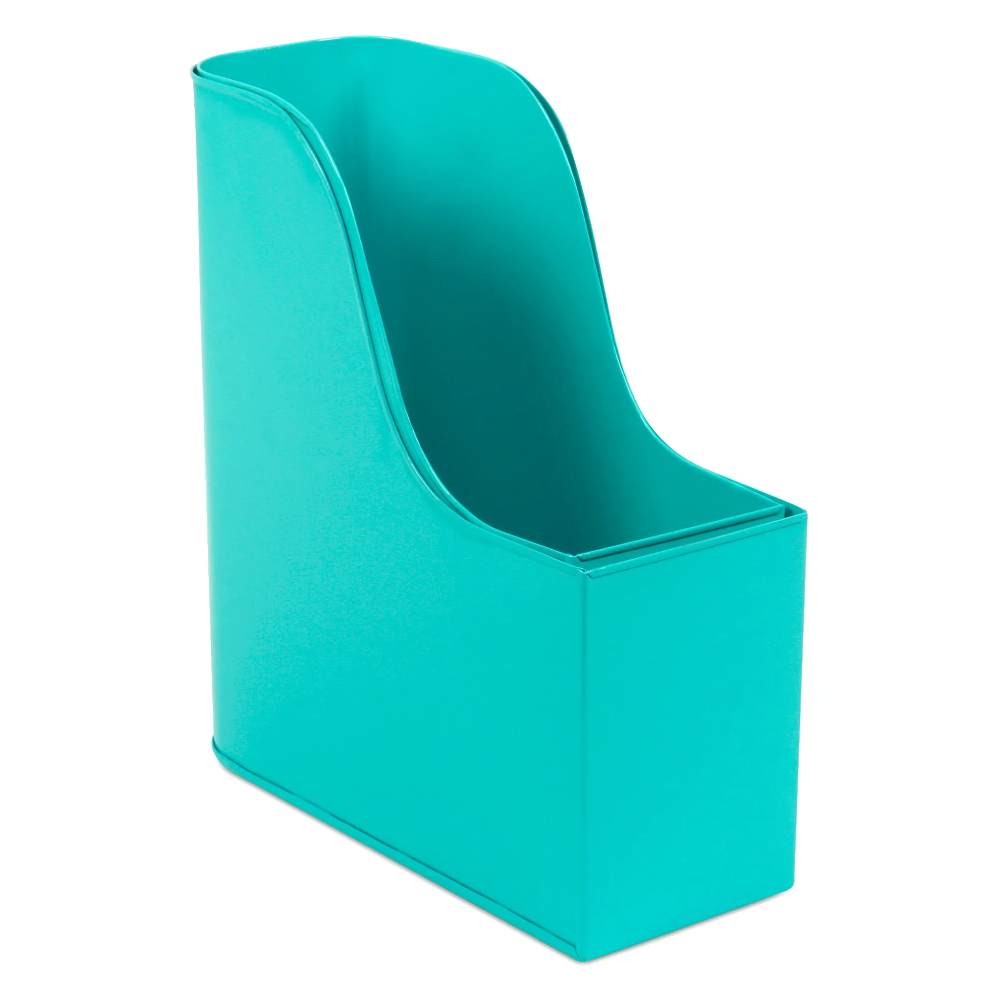 Elan Suave File & Magazine Holder, Set of 2 (Aqua)