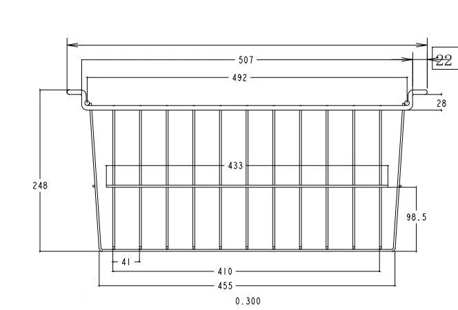 Extra Storage Basket For Empire Glass Display Chest Freezers - EMP-B420P