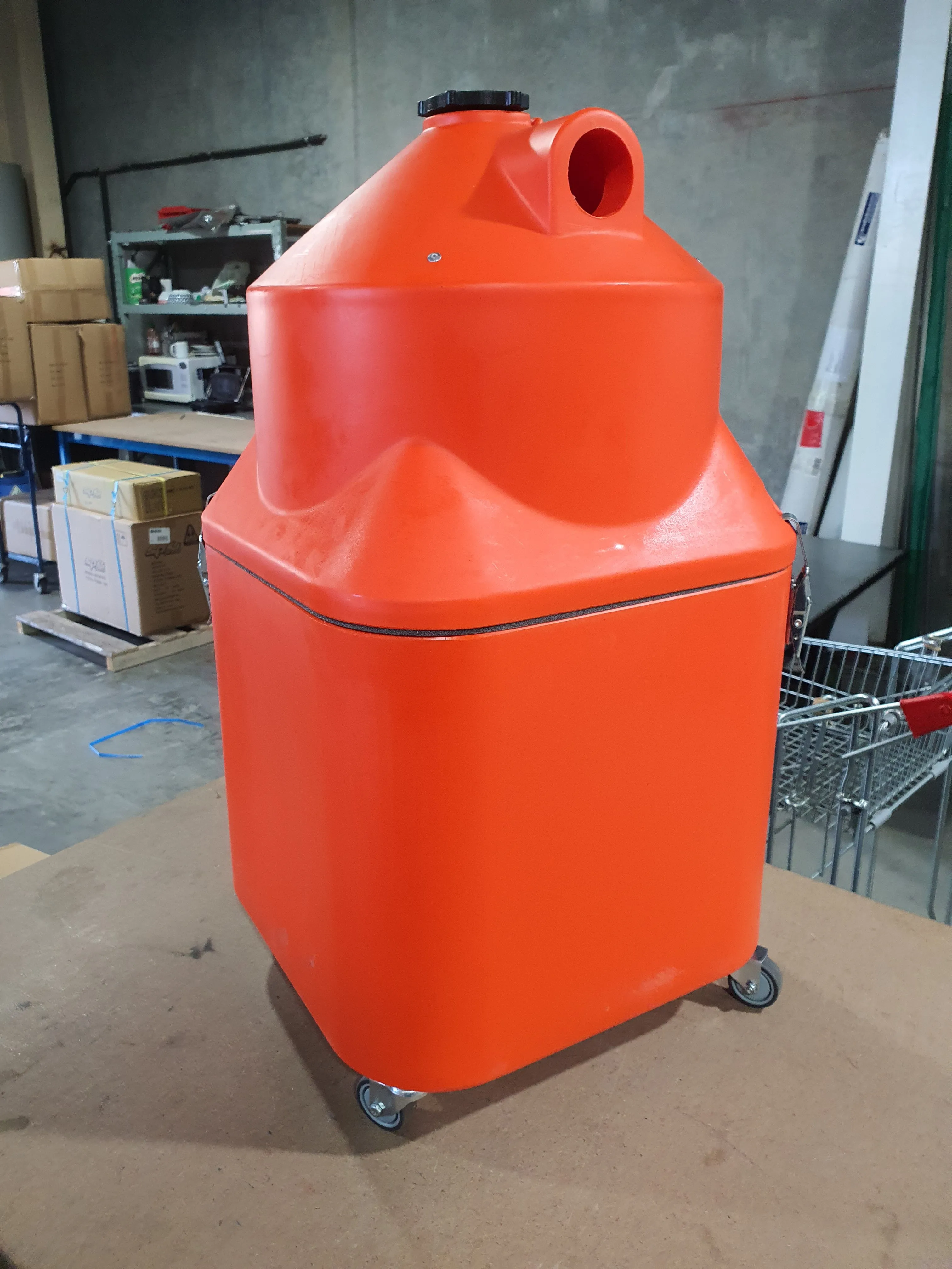 Floorex CPS-6550 50 Litre Moulded Separator Complete With Lid and Clips On Wheels