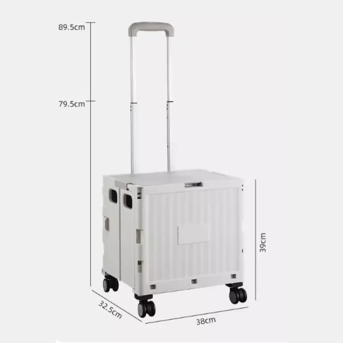 Foldable Grocery Utility Cart Trolley