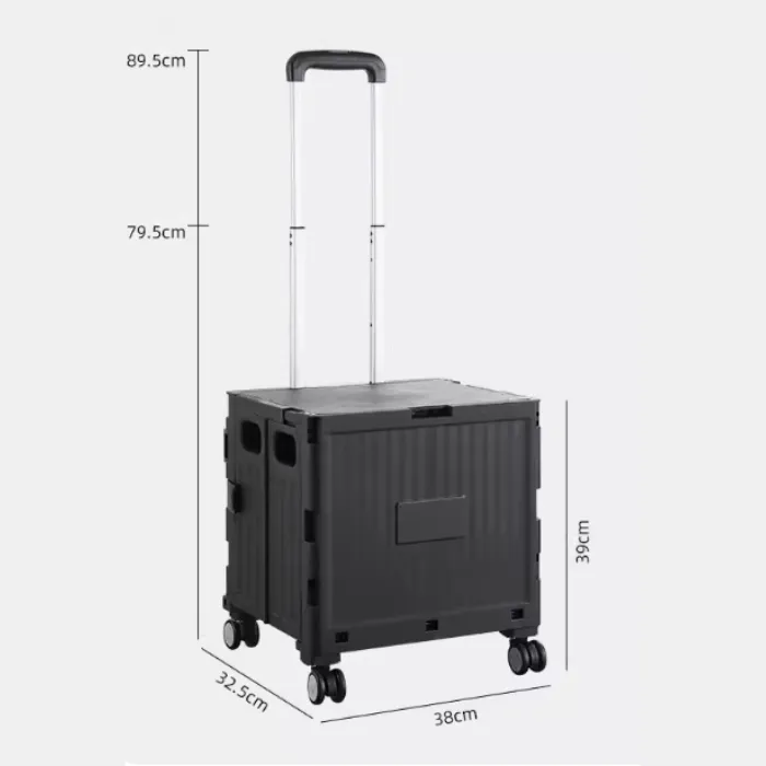 Foldable Grocery Utility Cart Trolley