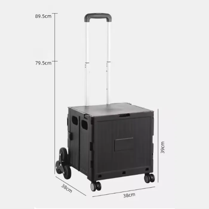 Foldable Grocery Utility Cart Trolley