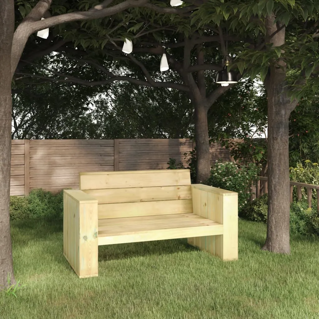 Garden Bench 139 cm Impregnated Pinewood