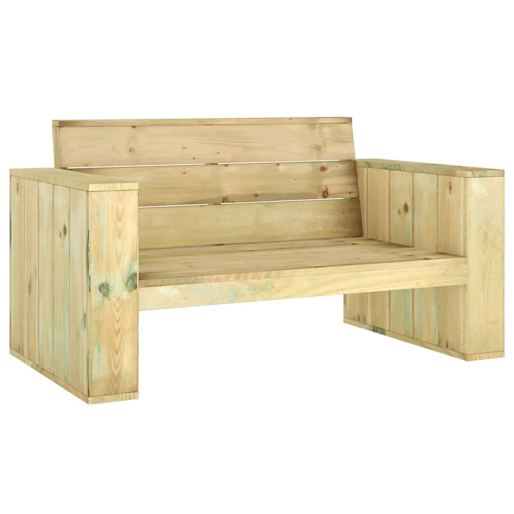 Garden Bench 139 cm Impregnated Pinewood