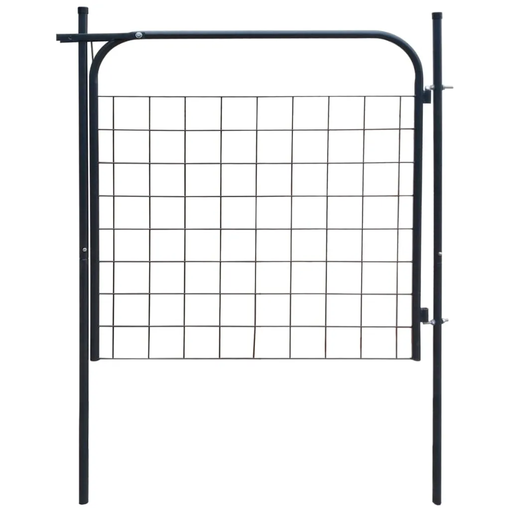 Garden Fence Gate 100x100 cm Anthracite