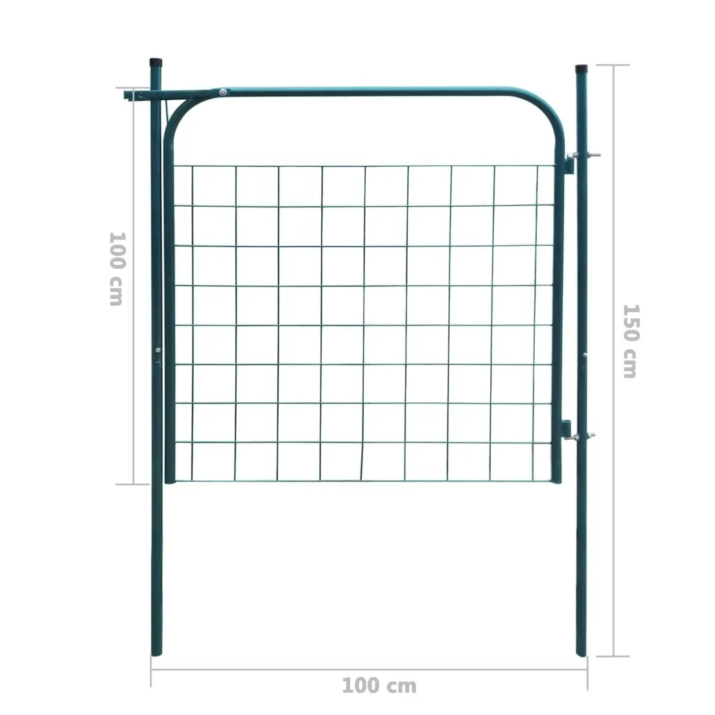 Garden Fence Gate 100x100 cm Anthracite