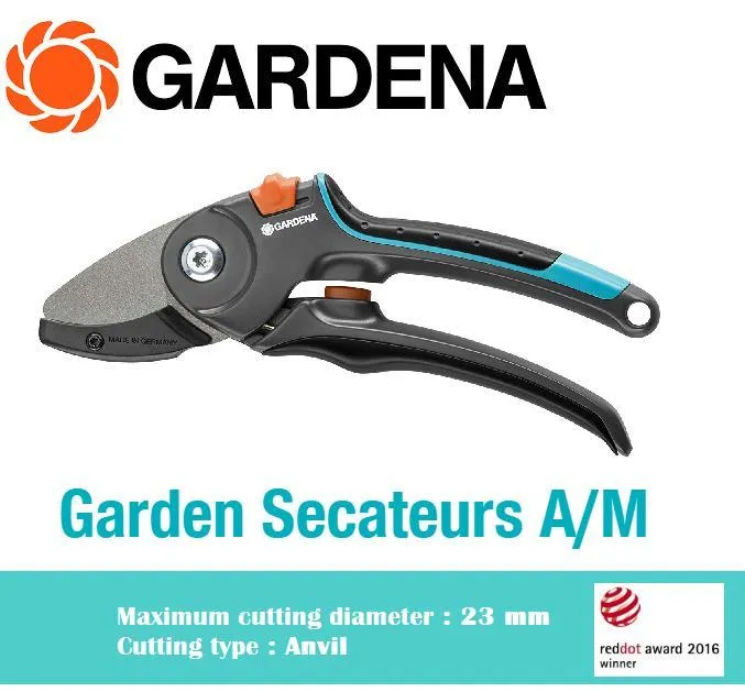 Gardena Garden Secateurs A/M (Max Cutting Diameter: 23 mm | Cutting Type: Anvil )