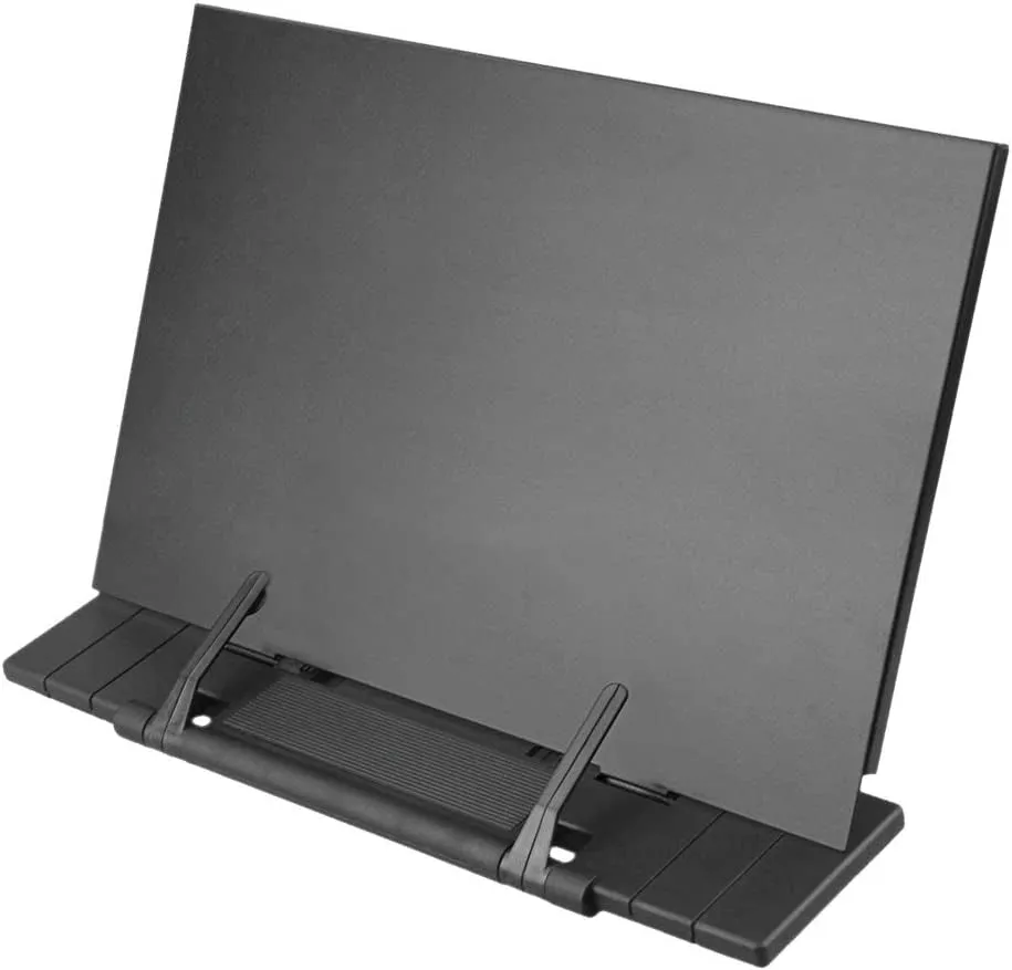 Hanghs Desktop Document Holder/Paper Stand/Clipboard for Sheet Music/Cookbook/Book with 7 Adjustable Positions Black