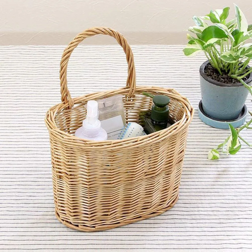 Hanging basket - Onions Basket - Wicker Basket - Kitchen Basket Storage - Fruit Basket - Wall Hanging Basket - Baby Toy Storage