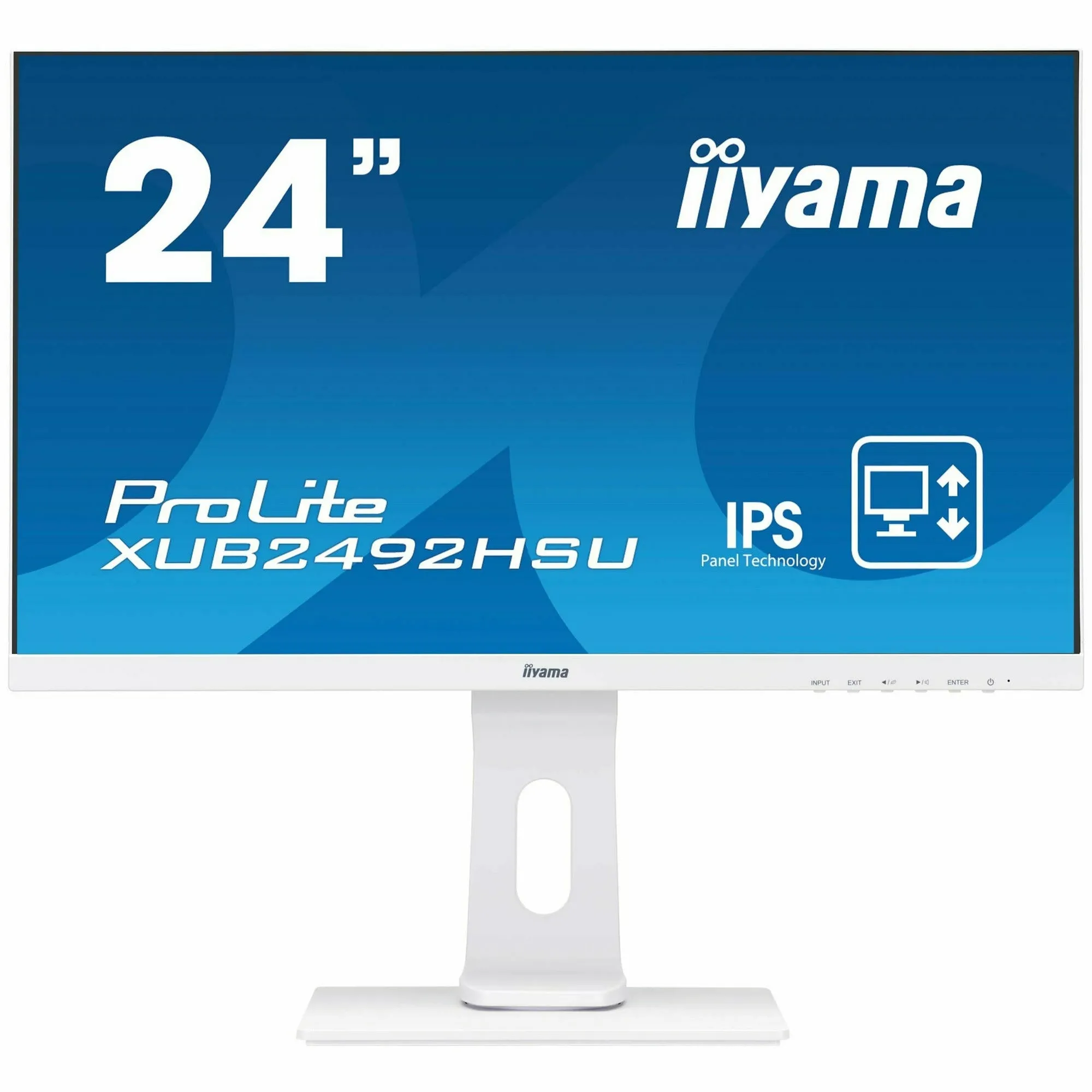 iiyama ProLite XUB2492HSU-W1 24" IPS Desktop Panel in White