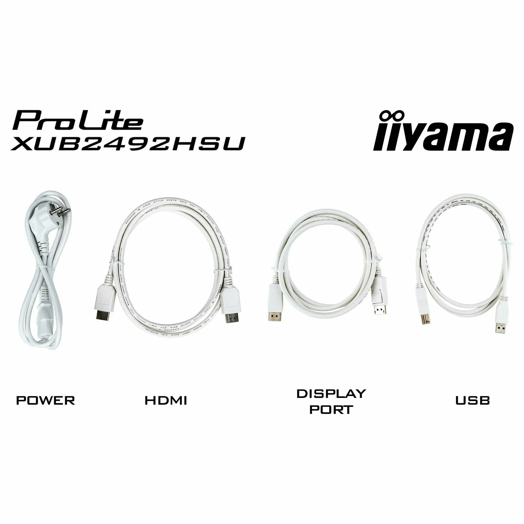 iiyama ProLite XUB2492HSU-W5 24" IPS Desktop Panel in White