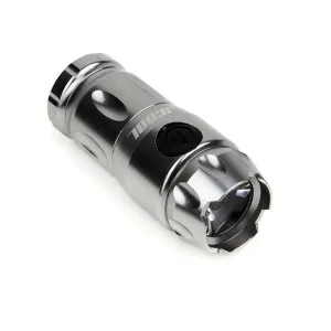 JCOOL TAVIC 3W LED FRONT COMPACT MINI BIKE LIGHT USB RECHARGEABLE   BRACKET SILVER