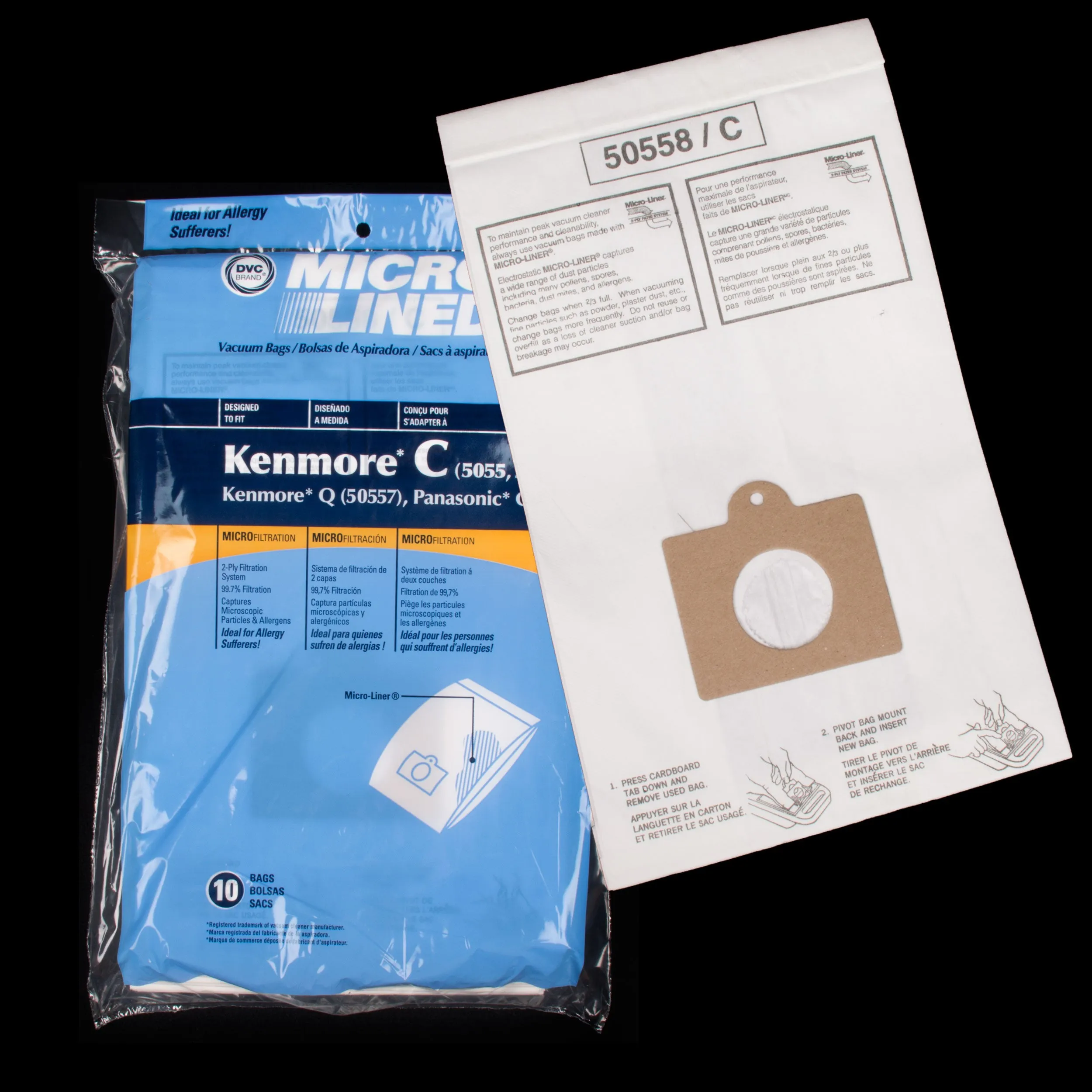 Kenmore BAV137 Canister Vacuum Bags