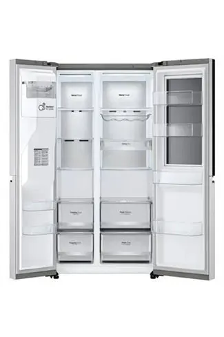 LG GSXV90BSAL 91.3cm Frost Free American Style Fridge Freezer - Stainless Steel