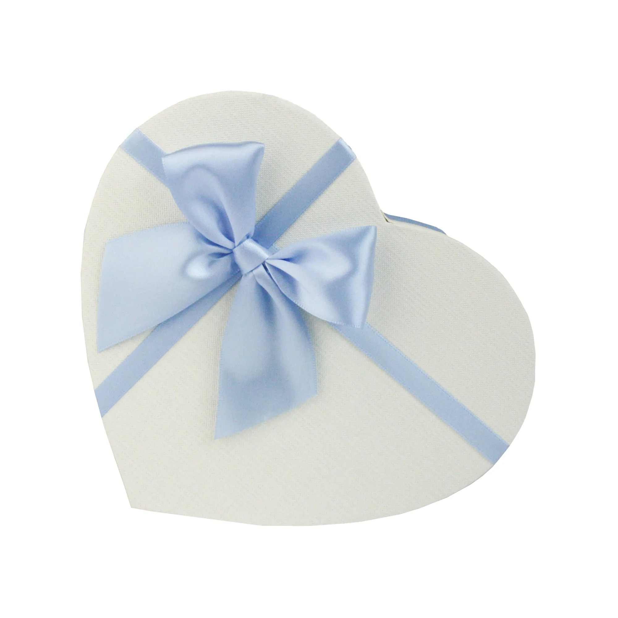 Luxury Heart Shaped Blue/White Gift Boxes - Set of 3