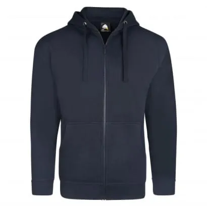 Macaw Zipped Hoody with Full Front Zip - Premium Quality Hoodie by Orn Clothing