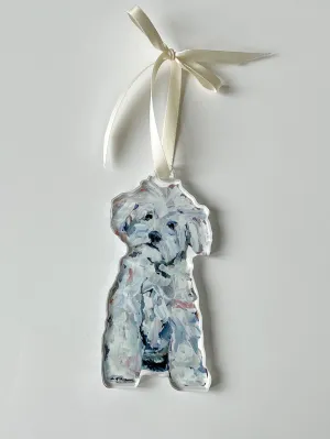 Maltipoo Acrylic Ornament