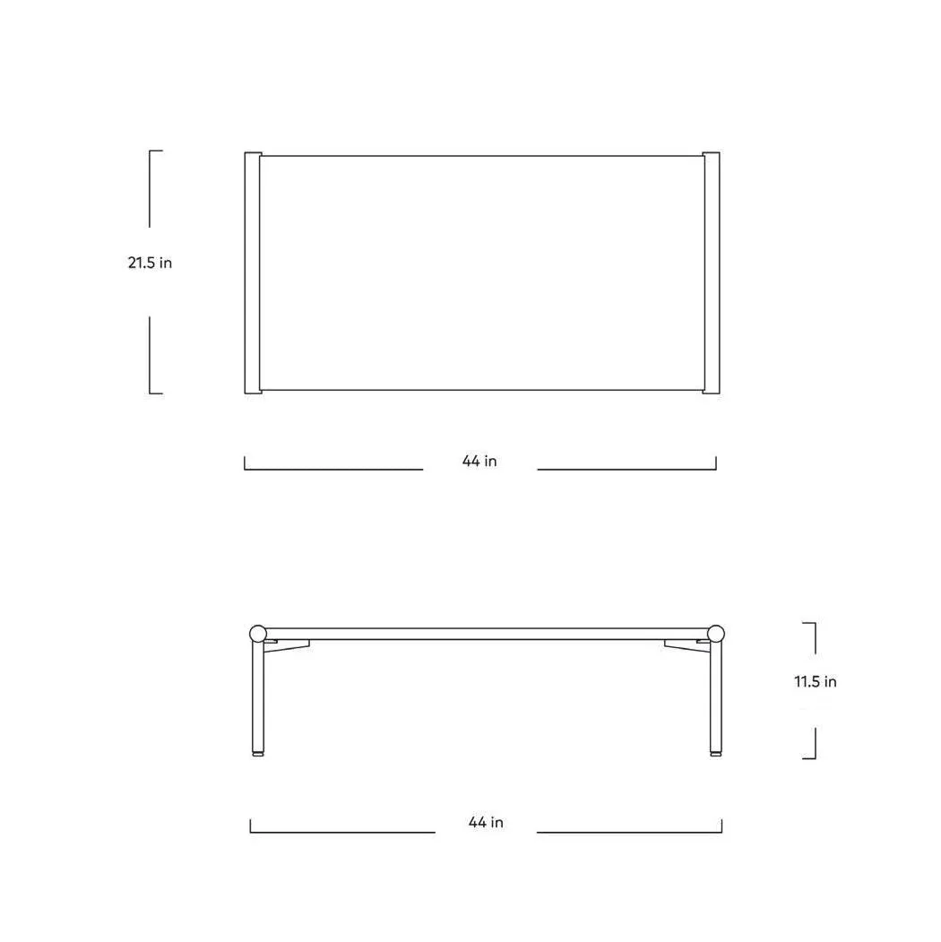 Manifold Rectangle Coffee Table