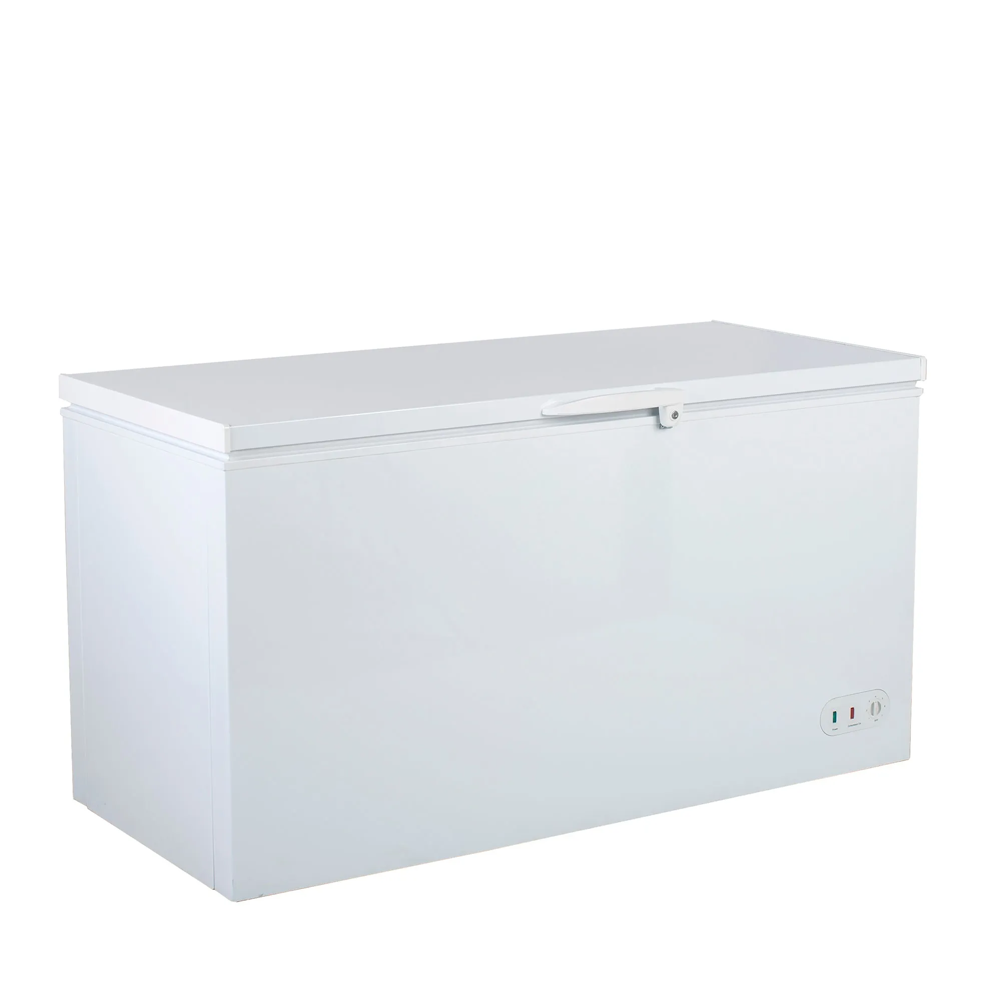 Maxx Cold - MXSH15.9SHC Chest Freezer with Solid Top, 60.2"W, 15.9 cu. ft. Storage Capacity, Locking Lid, Garage Ready, in White