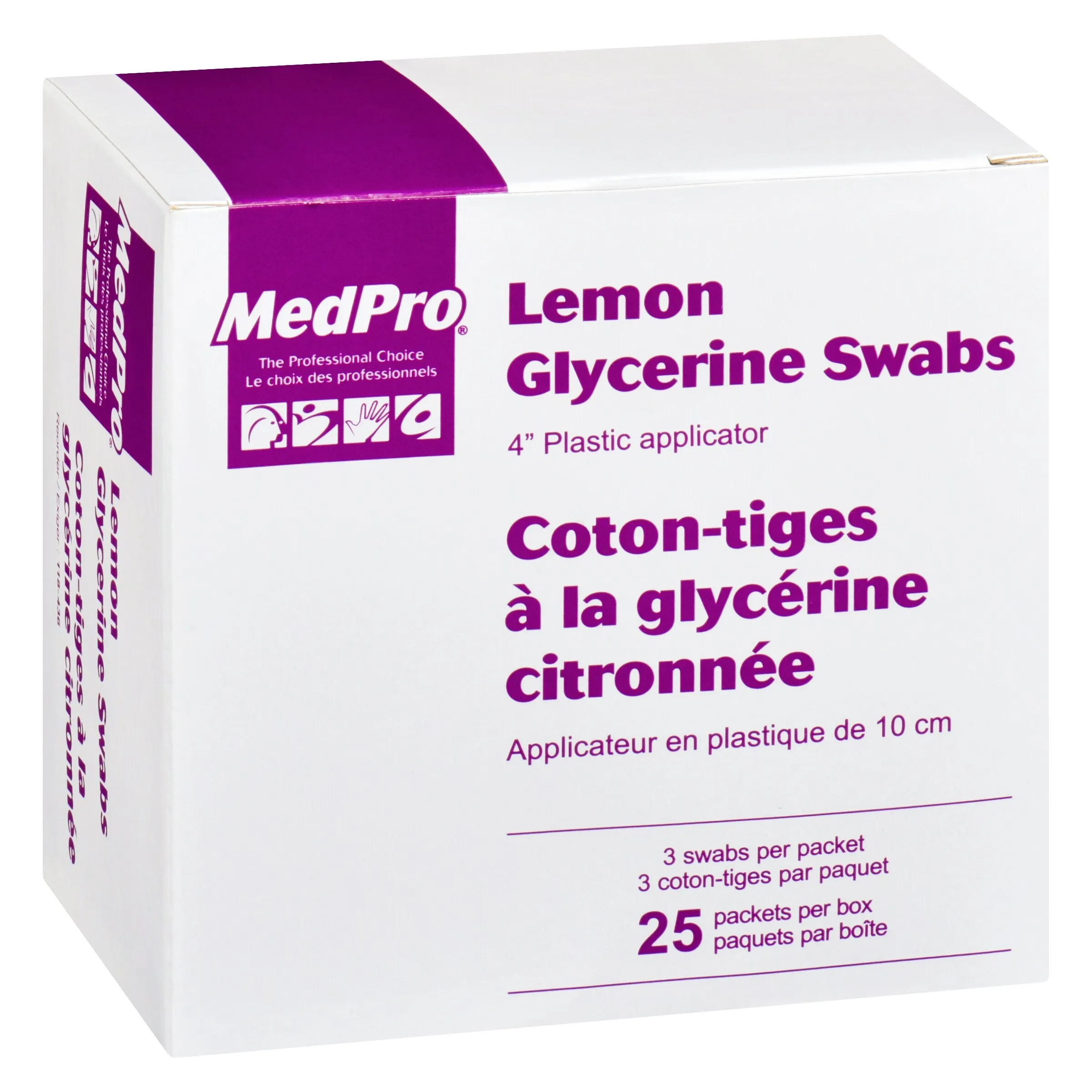 MedPro Lemon Glycerine Swabs