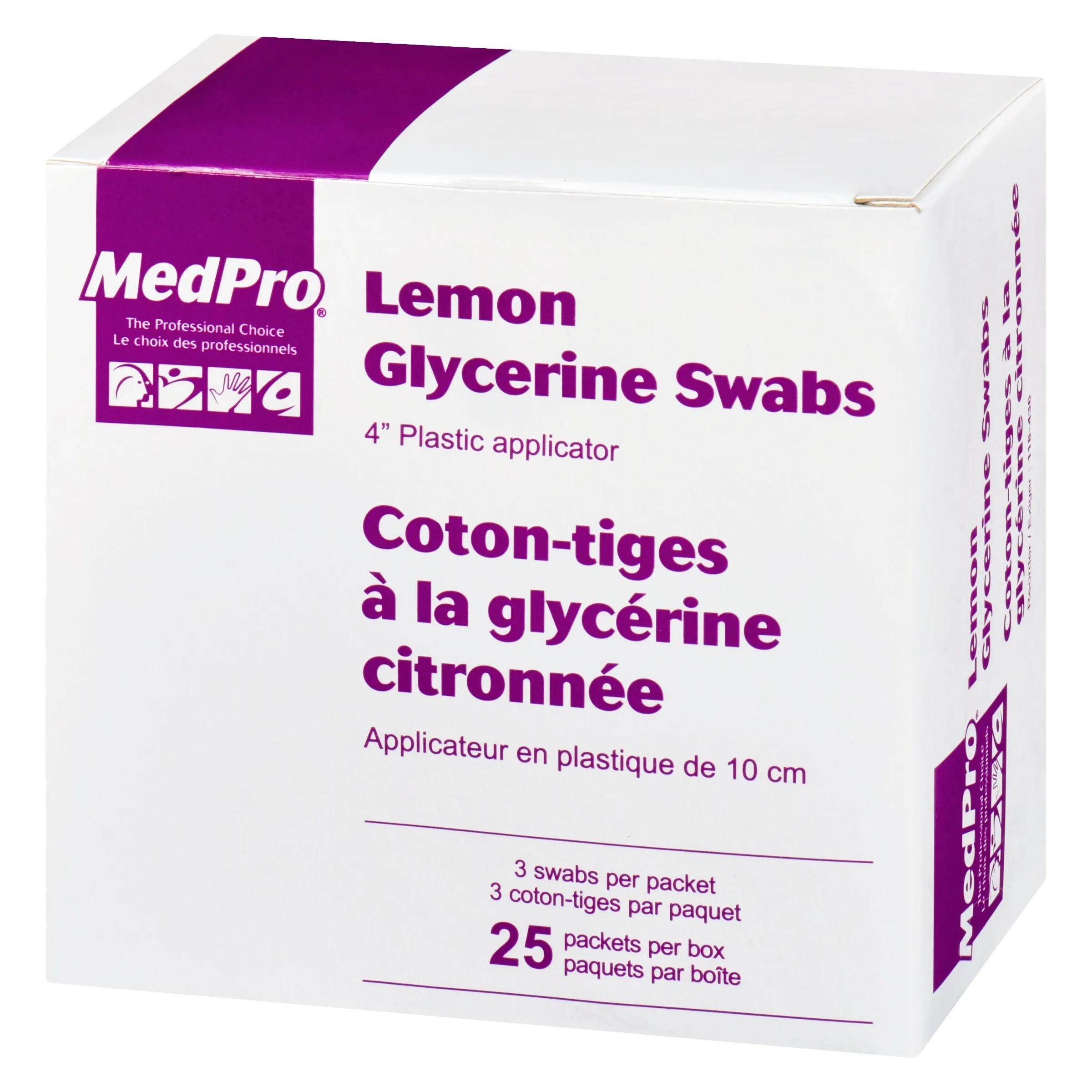 MedPro Lemon Glycerine Swabs