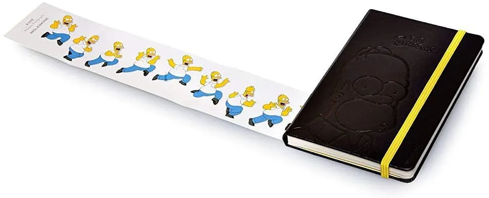 Moleskine Simpson Limited Edition Simpson Plain Notebook Pocket Size Black