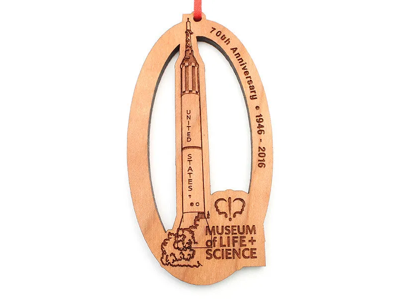 Museum of Life & Science Rocket Ornament