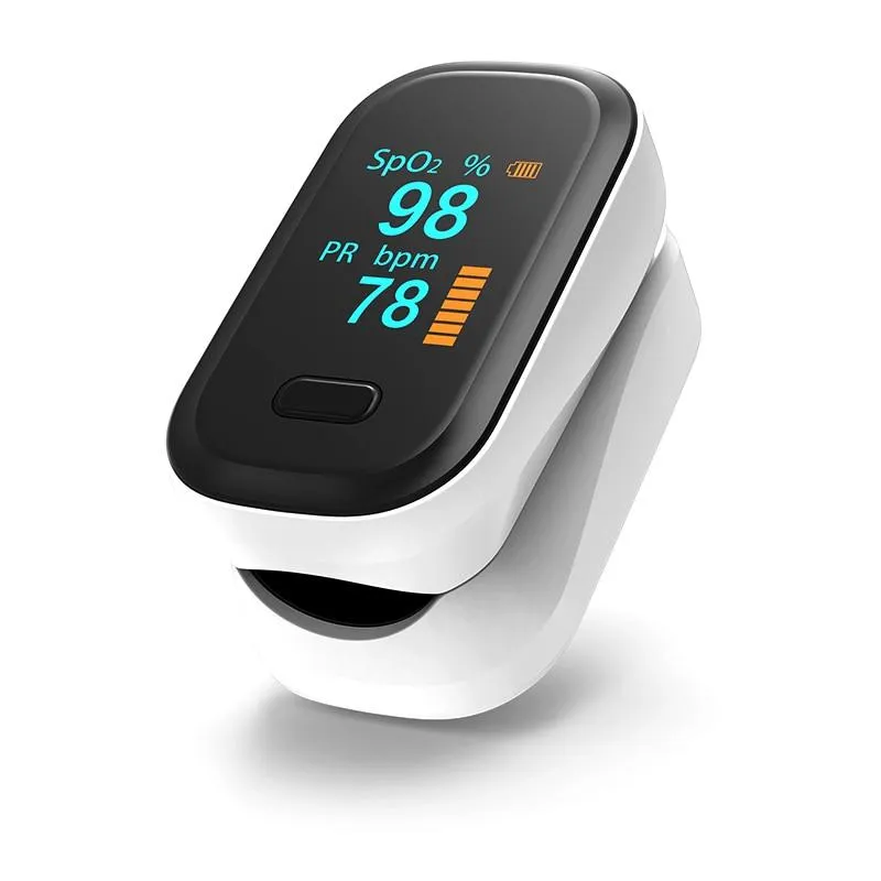 OLED Medical Portable Finger Pulse Oximeter blood oxygen Heart Rate Saturation Meter