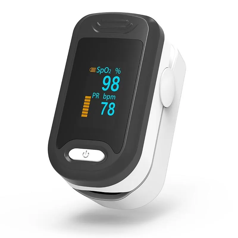 OLED Medical Portable Finger Pulse Oximeter blood oxygen Heart Rate Saturation Meter