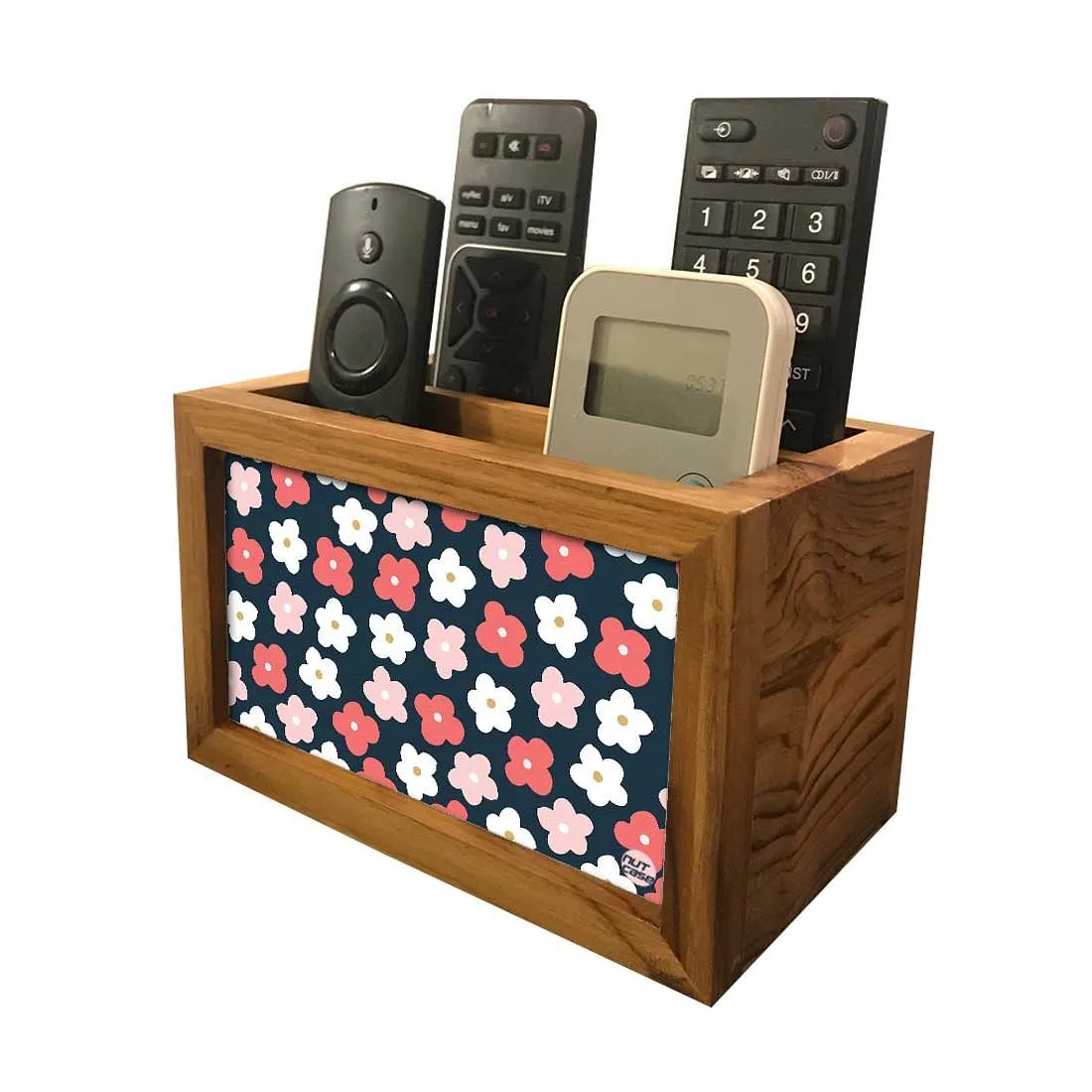 Organizer For TV AC Remotes - Spring Pink & Blue