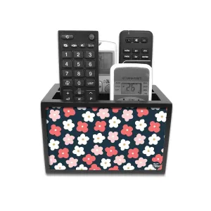 Organizer For TV AC Remotes - Spring Pink & Blue